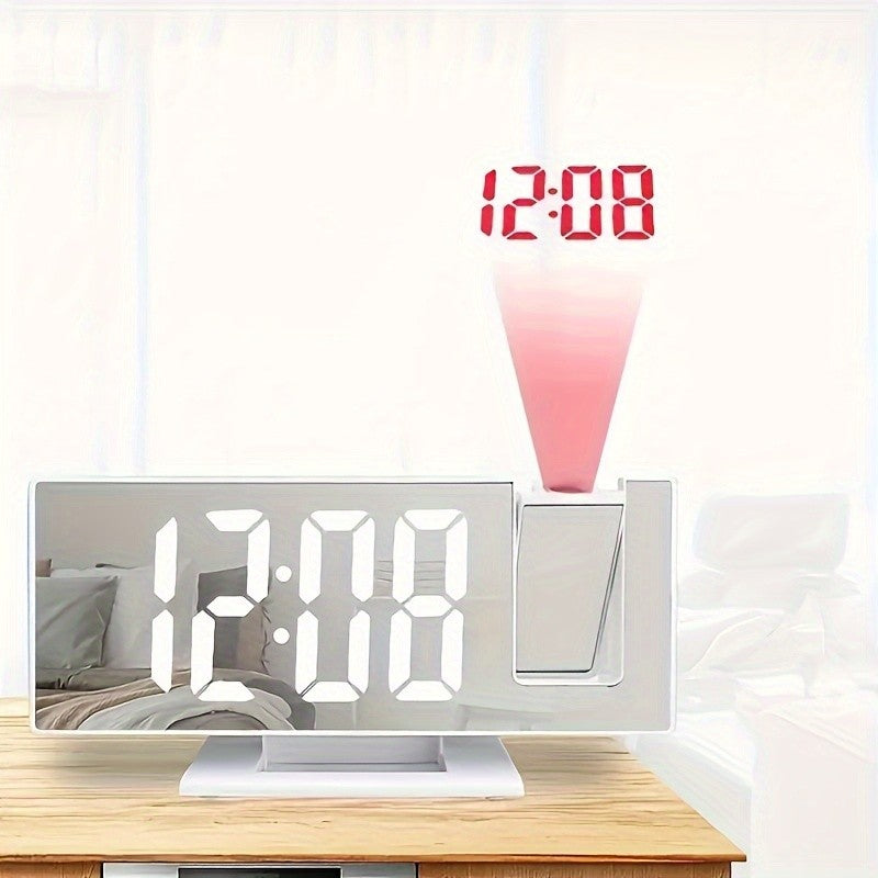 Reloj Proyector Inteligente 3 en 1 | Espejo + Pantalla LED + Alarma by Blessmark LMG™