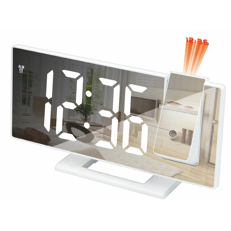 Reloj Proyector Inteligente 3 en 1 | Espejo + Pantalla LED + Alarma by Blessmark LMG™