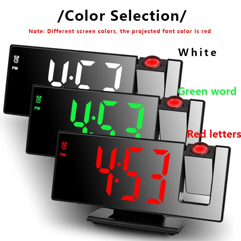 Reloj Proyector Inteligente 3 en 1 | Espejo + Pantalla LED + Alarma by Blessmark LMG™
