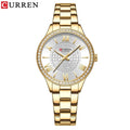 CURREN 9084 Mujer – Reloj de Cuarzo Elegante con Correa de Acero