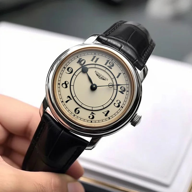 Reloj Ejecutivo Clásico – Cuarzo con Correa de Cuero