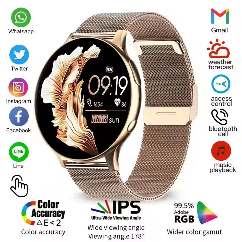 Smartwatch Watch 6 – Llamadas Bluetooth, Notificaciones y Monitoreo