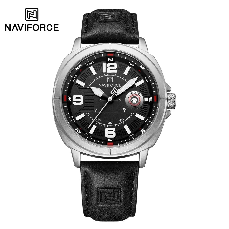 Naviforce NF8078 – Reloj de Cuarzo con Calendario y Correa PU
