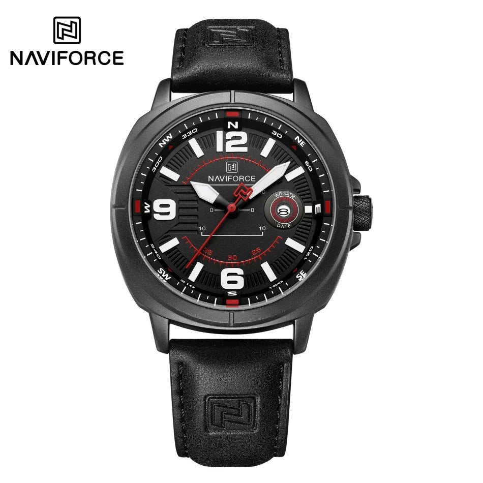 Naviforce NF8078 – Reloj de Cuarzo con Calendario y Correa PU
