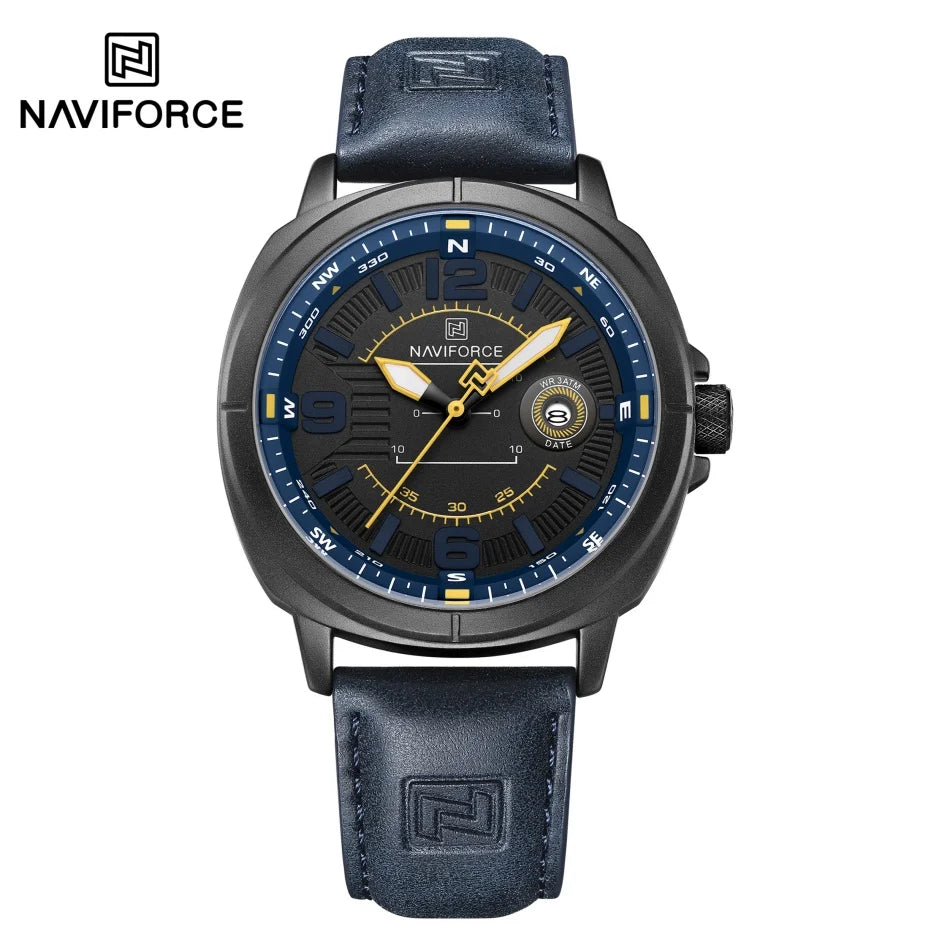 Naviforce NF8078 – Reloj de Cuarzo con Calendario y Correa PU