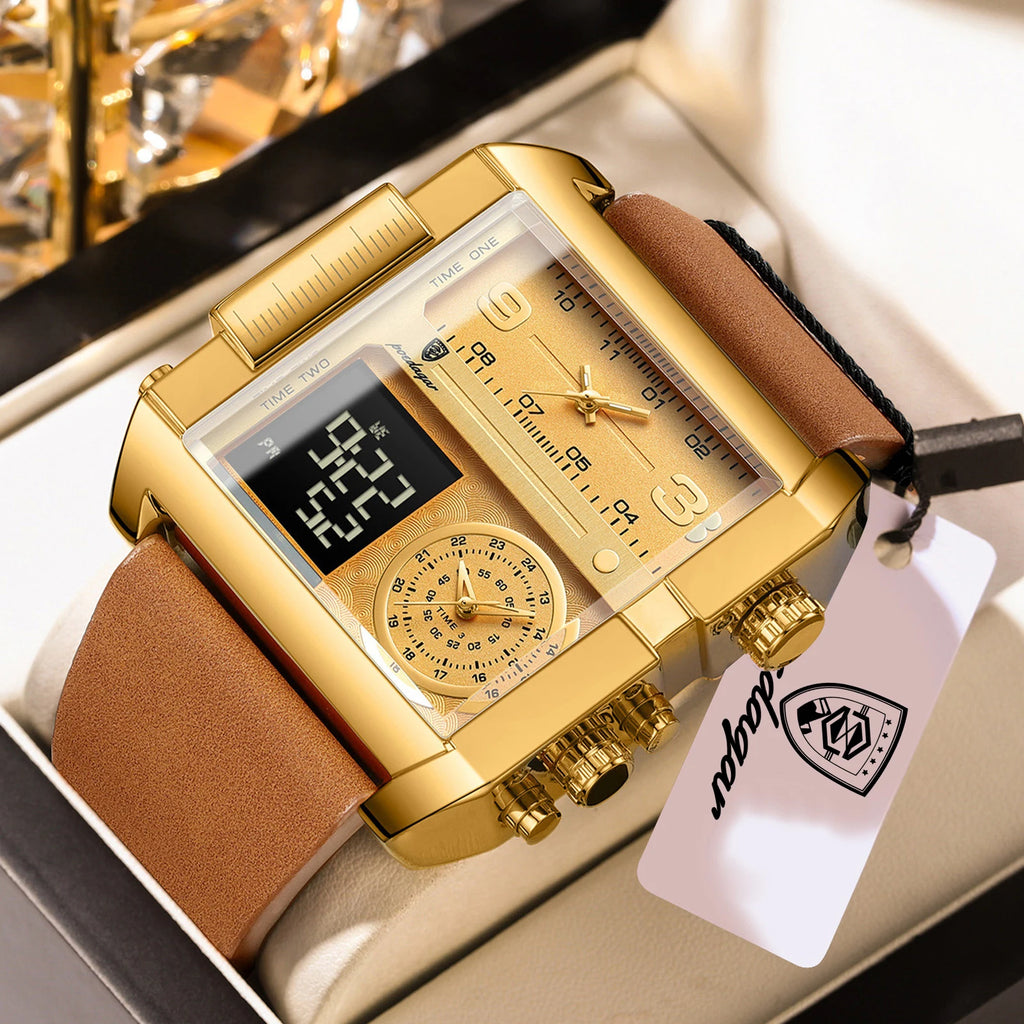 POEDAGAR 997 – Reloj de Cuarzo con Fecha y Semana