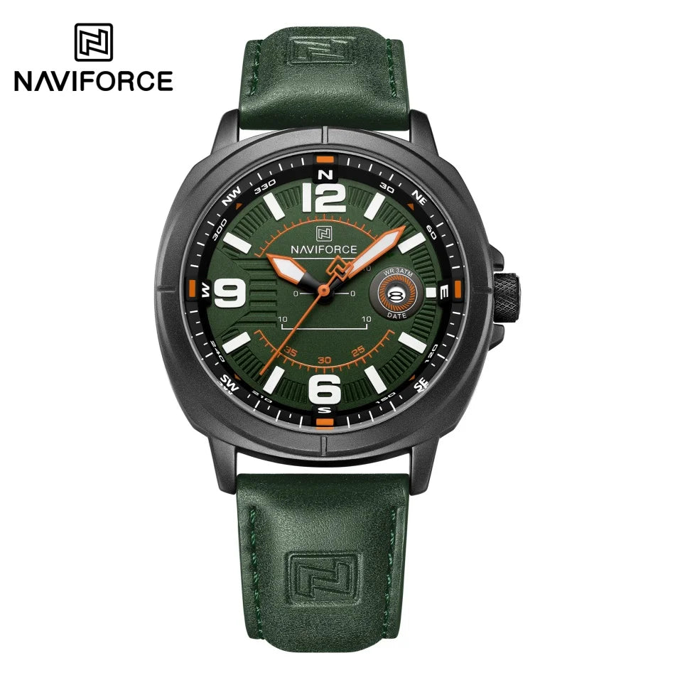 Naviforce NF8078 – Reloj de Cuarzo con Calendario y Correa PU