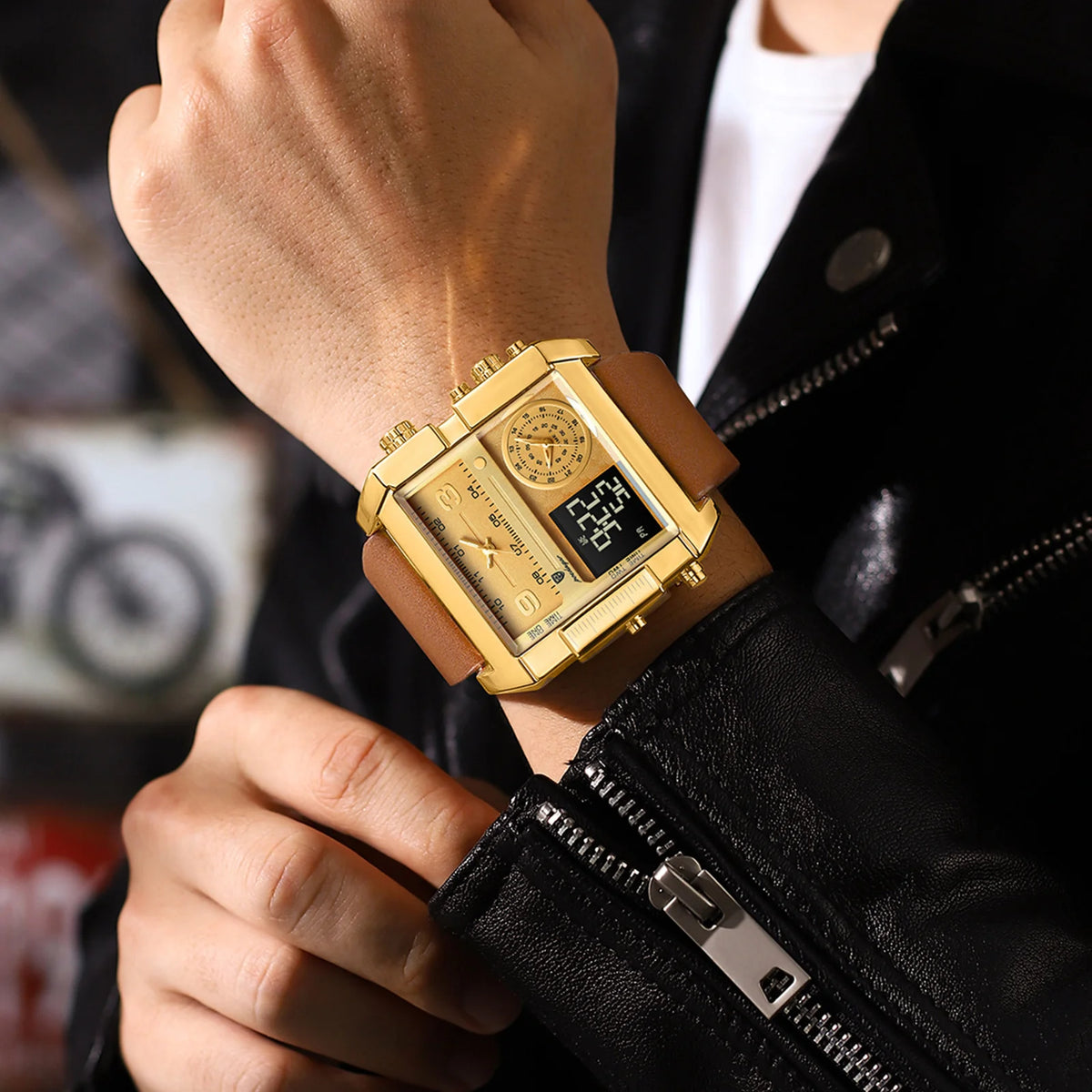 POEDAGAR 997 – Reloj de Cuarzo con Fecha y Semana