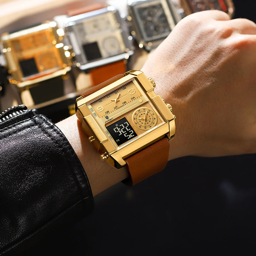 POEDAGAR 997 – Reloj de Cuarzo con Fecha y Semana