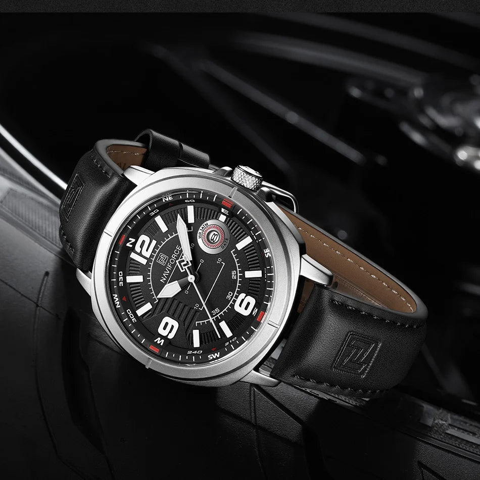 Naviforce NF8078 – Reloj de Cuarzo con Calendario y Correa PU