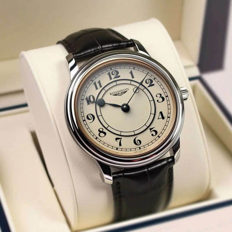 Reloj Ejecutivo Clásico – Cuarzo con Correa de Cuero
