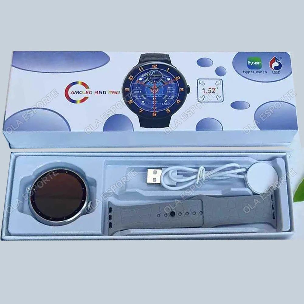 Smartwatch HT30 – Llamadas Bluetooth, GPS y 7 Correas