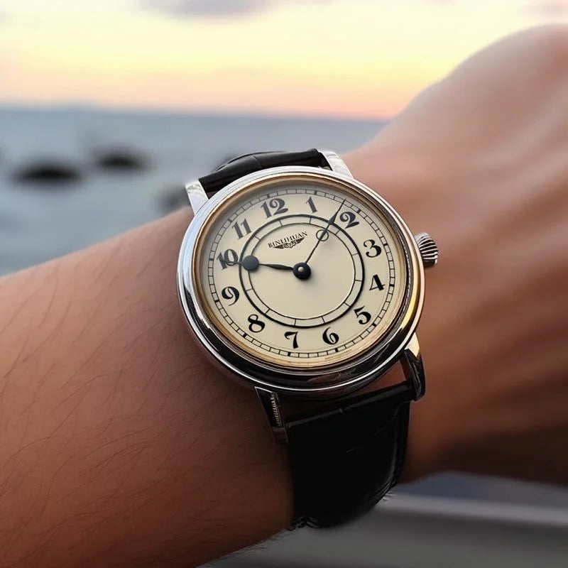 Reloj Ejecutivo Clásico – Cuarzo con Correa de Cuero