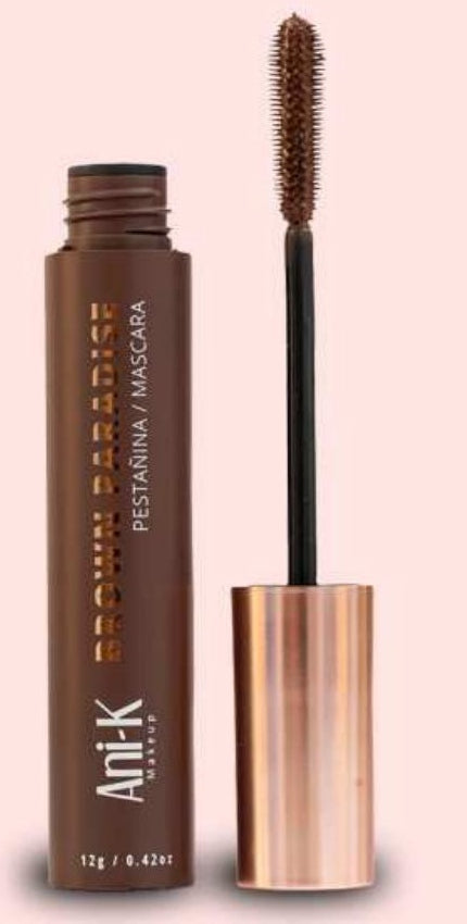 Pestañina café Brown Paradise — Tecnología Peel Off — Alondra Beauty & Makeup