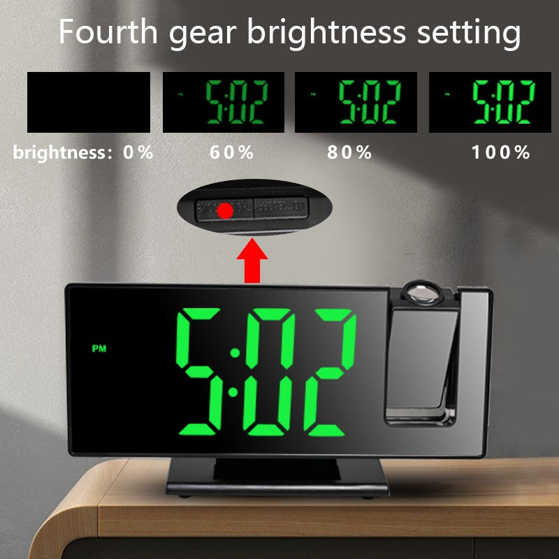 Reloj Proyector Inteligente 3 en 1 | Espejo + Pantalla LED + Alarma by Blessmark LMG™
