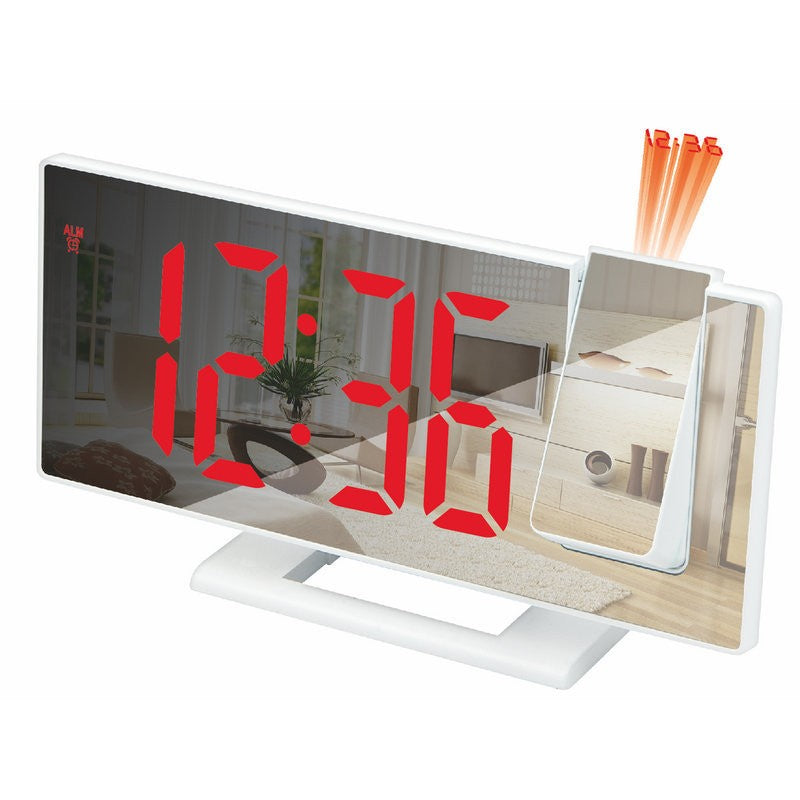 Reloj Proyector Inteligente 3 en 1 | Espejo + Pantalla LED + Alarma by Blessmark LMG™