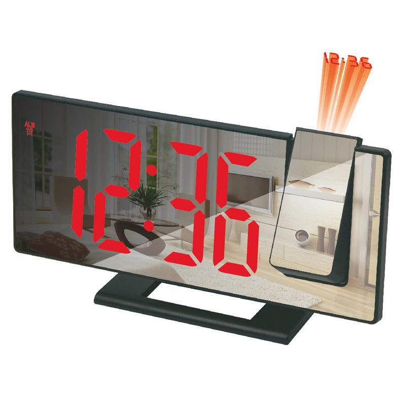 Reloj Proyector Inteligente 3 en 1 | Espejo + Pantalla LED + Alarma by Blessmark LMG™