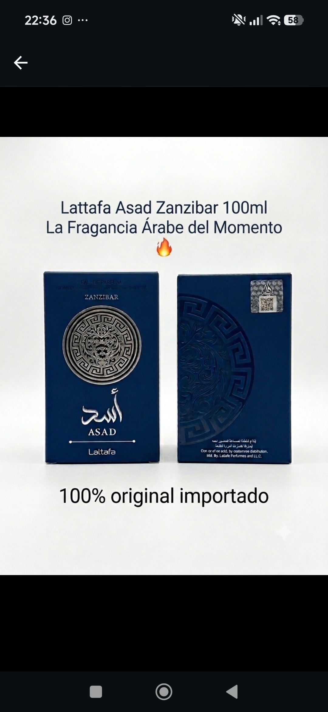Lattafa Asad Zanzibar 100 ml