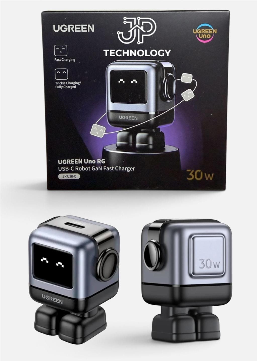 Mauslge GaN 30W con cable USB-C a USB-C